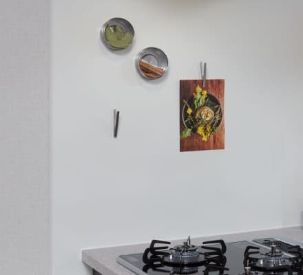 キッチンを美しく彩る ホーローパネル